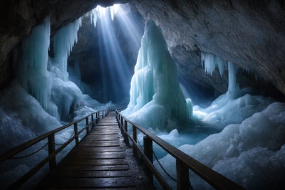 Eishöhle in Rumänien